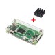 Tranparent Acrylic Case + Aluminum Heat Sink For Raspberry Pi Zero W/V1.3