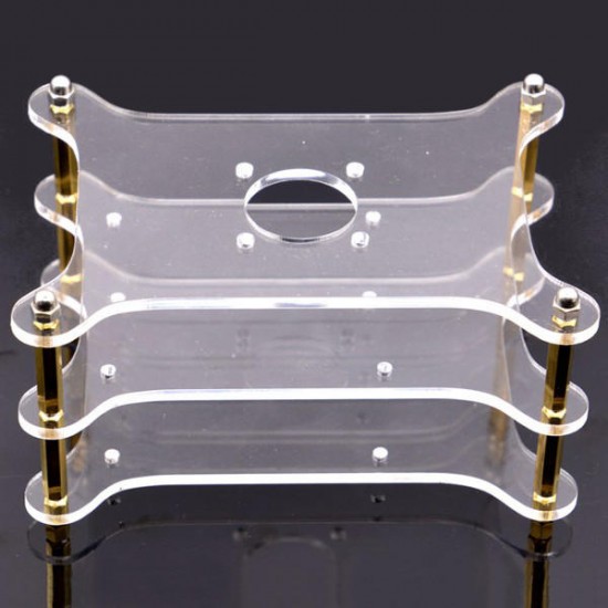 Transparent 2-Layer Acrylic Case For Raspberry Pi 3/B+ & Raspberry Pi 2 Model B