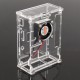 Transparent Acrylic Case Shell Enclosure Box with Fan For Raspberry Pi 3B/2B/B+