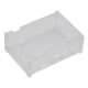 Transparent DIY Acrylic Case Box Shell with Screw and Silver Thin Copper Aluminum Heatsink for 3.5 Inch TFT Screen Raspberry Pi 4B