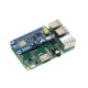 L76X Multi-GNSS HAT Supports GPS BDS QZSS UART interface for Raspberry Pi