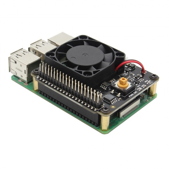 X730 v1.1 Power Management with Safe Shutdown and Auto Cooling Function Expansion Board for Raspberry Pi 3B+(plus) /3B(Plus) / 3B / 2B