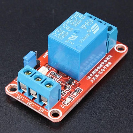 20Pcs 5V 1 Channel Level Trigger Optocoupler Relay Module for Arduino - products that work with official Arduino boards