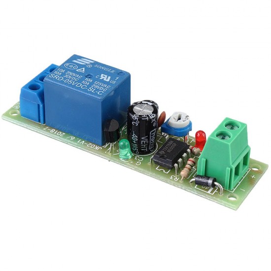 20pcs JK-02 5V 0-200S Power-on On Delay Automatically Disconnects Timer Relay Module NE555