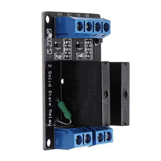 3pcs 2 Channel 12V Relay Module Solid State High Level Trigger 240V2A for Arduino - products that work with official Arduino boards