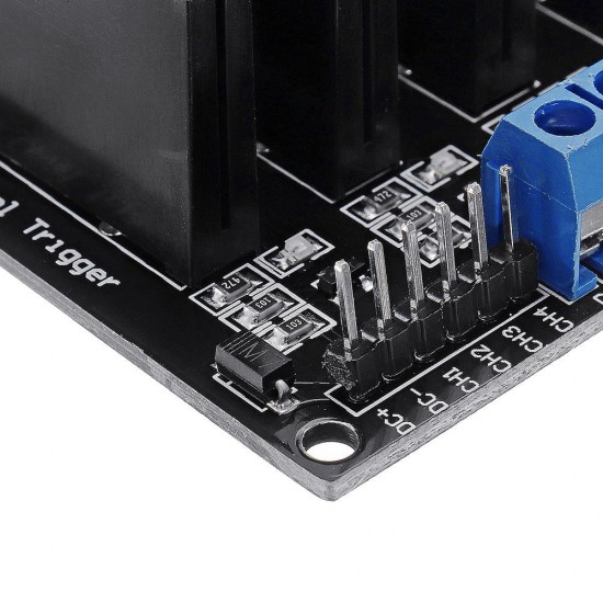 4 Channel DC 24V Relay Module Solid State High and low Level Trigger 240V2A for Arduino - products that work with official Arduino boards