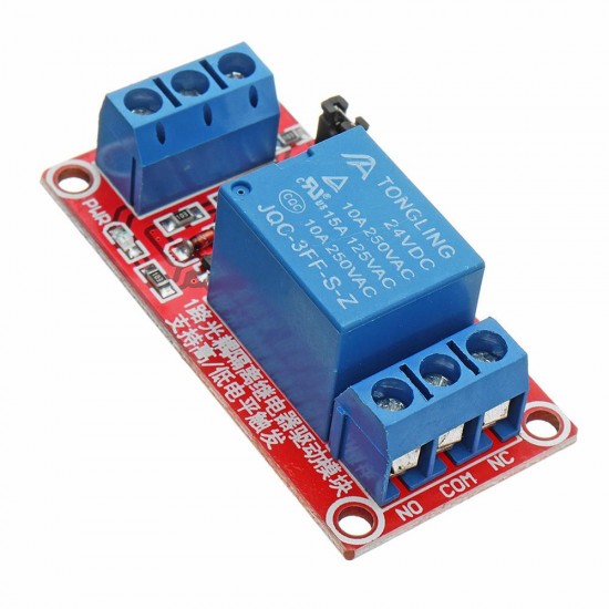 5Pcs 24V 1 Channel Level Trigger Optocoupler Relay Module