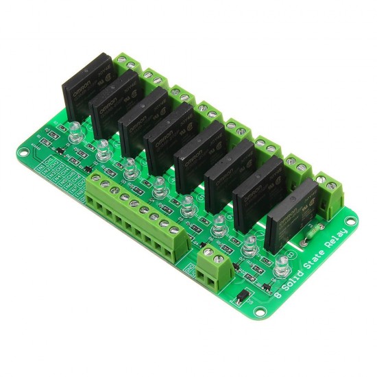 5V DC 2A 8 Channel Solid State Relay Module for Arduino - products that work with official Arduino boards