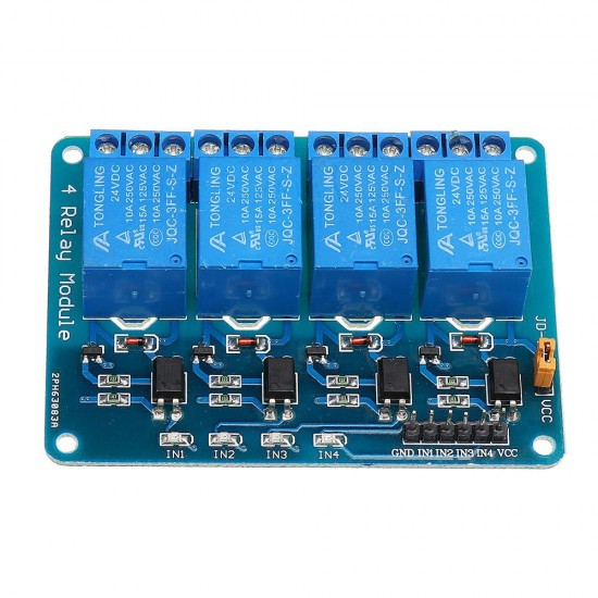 5pcs 24V 4 Channel Relay Module For PIC DSP MSP430