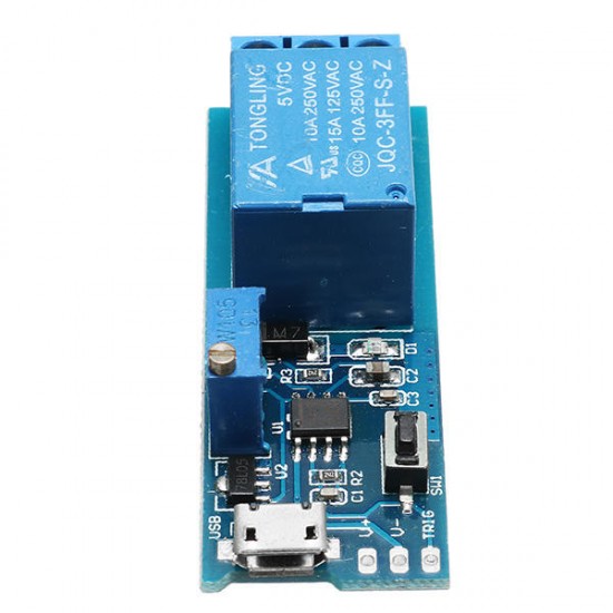 5pcs 5-30V 10A Wide Voltage Trigger Delay Relay Module Timer Module Two Trigger Modes Anti-Interference Ability And Protection Function