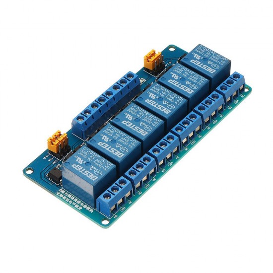 6 Channel 24V Relay Module High And Low Level Trigger for Arduino - products that work with official Arduino boards