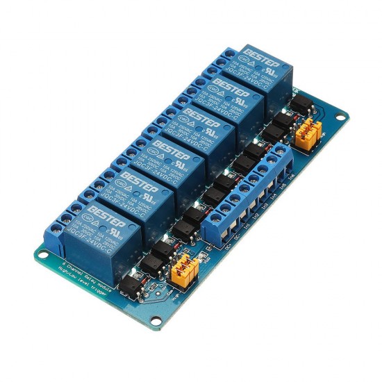 6 Channel 24V Relay Module High And Low Level Trigger for Arduino - products that work with official Arduino boards