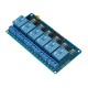 6 Channel 24V Relay Module Low Level Trigger With Optocoupler Isolation for Arduino - products that work with official Arduino boards