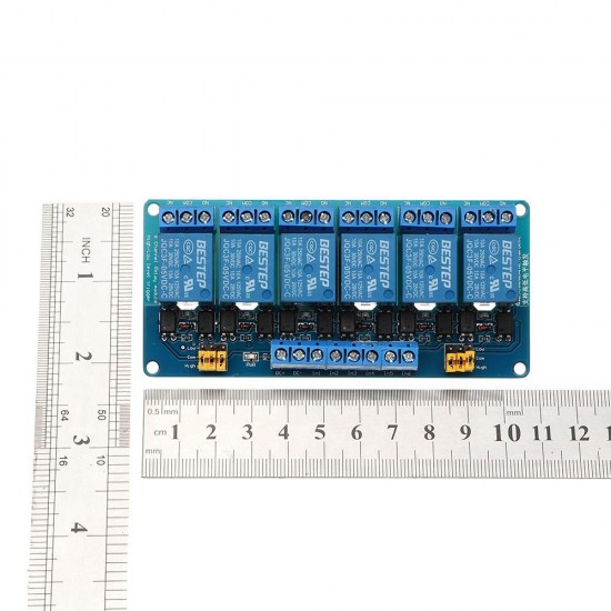 6 Channel 5V Relay Module High And Low Level Trigger for Arduino - products that work with official Arduino boards