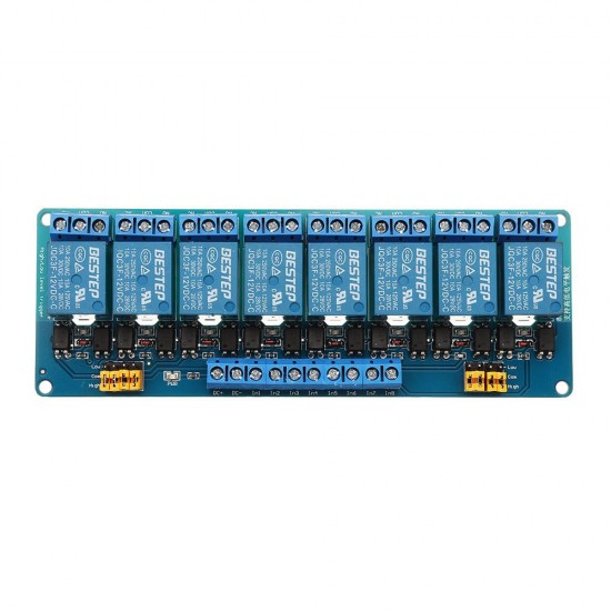 8 Channel 12V Relay Module High And Low Level Trigger for Arduino - products that work with official Arduino boards