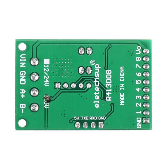 8Channel DC 5V 12V 24V RS485 Modbus RTU Control Module UART Relay Switch Board PLC