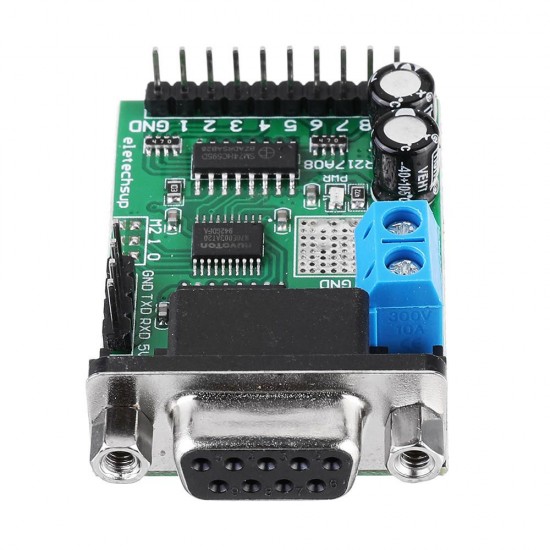 8Channel RS232 TTL232 IO Control Switch Board Com DB9 Serial Port for Momentary Self-locking Interlock Latch Delay Relay Module