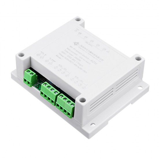 AC 220V 10A Control Smart Switch Point Remote Relay 4 Channel WiFi Module With Shell