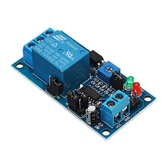 C25 12V Normally Open Trigger Delay Relay Timer Electronic Module Vibration Board For Home Smart