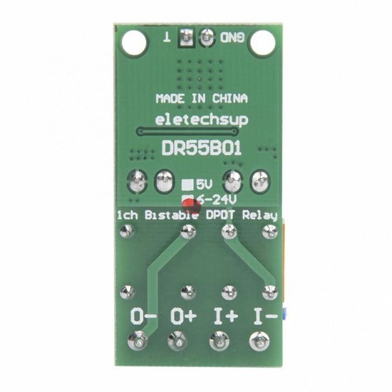 DR55B01 DC 5-24V 2A Flip-Flop Latch Motor Reversible Controller Self-locking Bistable Reverse Polarity Relay Module