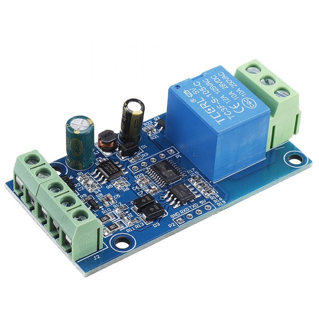 Modbus RTU 7-24V Relay Module RS485/TTL 1-way Input and Output with ...