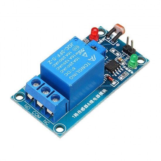 Photosensitive Resistance Sensor With Relay Module 5V Optical Control Light Tracking Switch Module