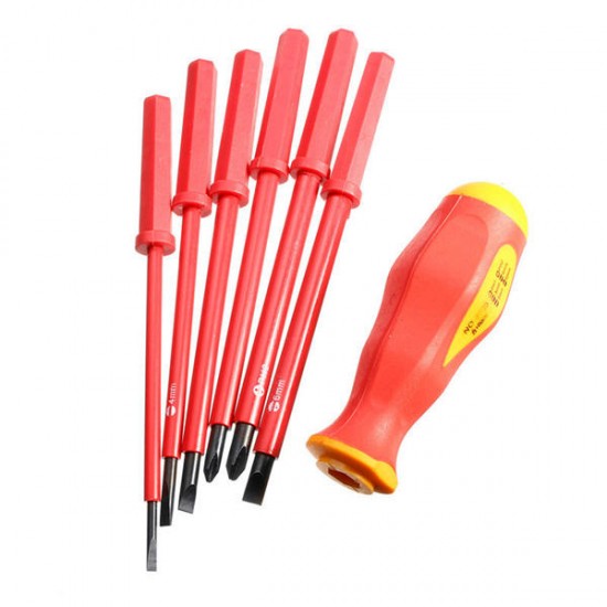 7pcs 1000V High Voltage Electrical Insulation Resistance Screwdrivers