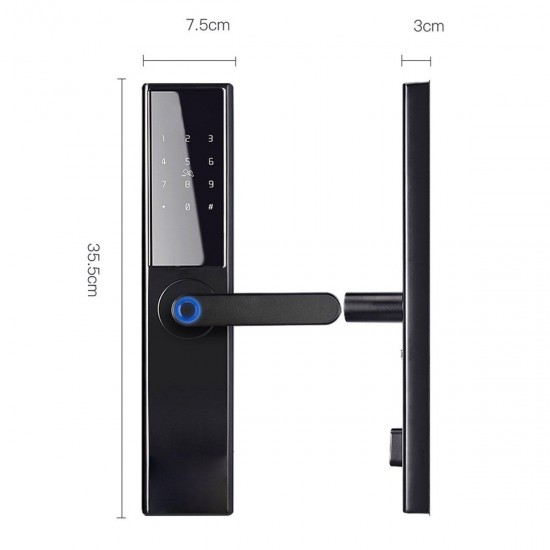 Smart Door Lock Intelligent Electronic Fingerprint Verification Bluetooth