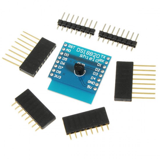 10Pcs DS18B20 Module For D1 Mini DS18B20 Temperature Measurement Sensor Module