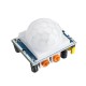 10pcs HC-SR501 Adjustable Infrared IR Pyroelectric PIR Module Motion Sensor Human Body Induction Detector With Bracket