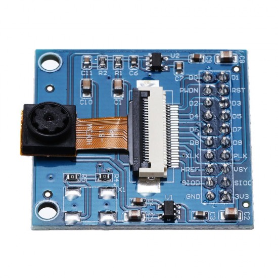 2 Megapixel OV2640 Camera Module with Adapter Board STM32 /C51 Driver