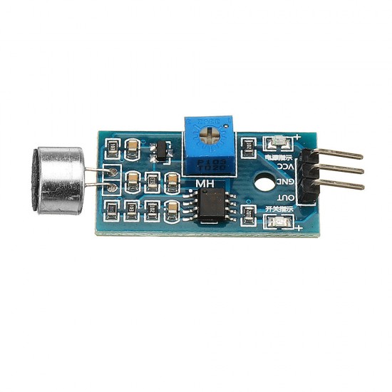 20Pcs Voice Detection Sensor Module Sound Recognition Module High Sensitivity Microphone Sensor Module DC 3.3V-5V