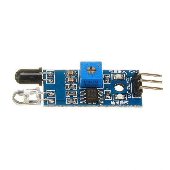 20pcs Obstacle Avoidance Reflection Photoelectric Sensor Infrared AlModule