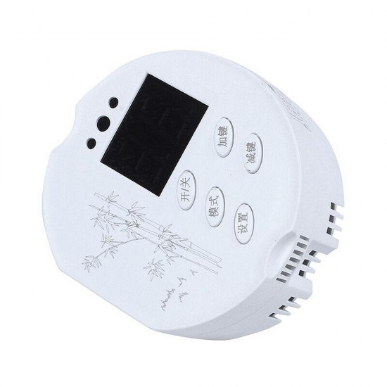 220V Carbon Crystal Plate Thermostat Socket Temperature Control Remote Temperature Control Switch Radiator Temperature Control 2000W