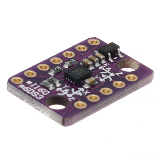 3Pcs GY-BMI160 Module 6DOF 6 Axis Angular Velocity Gyroscope + Gravity Acceleration Sensor IICSPI