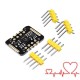 3Pcs MAX30102 Heartbeat Frequency Tester Heart Rate Sensor Module Puls Detection Blood Oxygen Concentration Test for Arduino - products that work with official Arduino boards