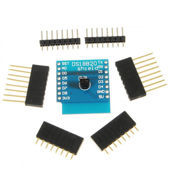 3Pcs DS18B20 Module For D1 Mini DS18B20 Temperature Measurement Sensor Module