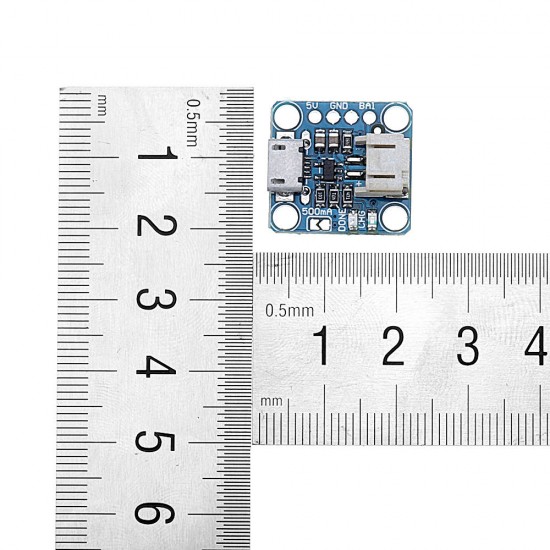 3pcs 3.7V 4.2V 5V 100mA Micro-Lipo Charger USB Battery Charging Board Micro-B Connector Lithium for LiPoLiIon V1