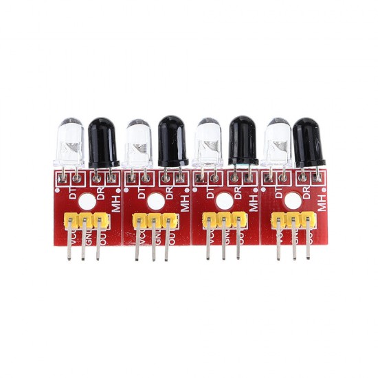 3pcs 4CH Channel Infrared Tracing Module Patrol Four-way Sensor For Car Robot Obstacle Avoidance