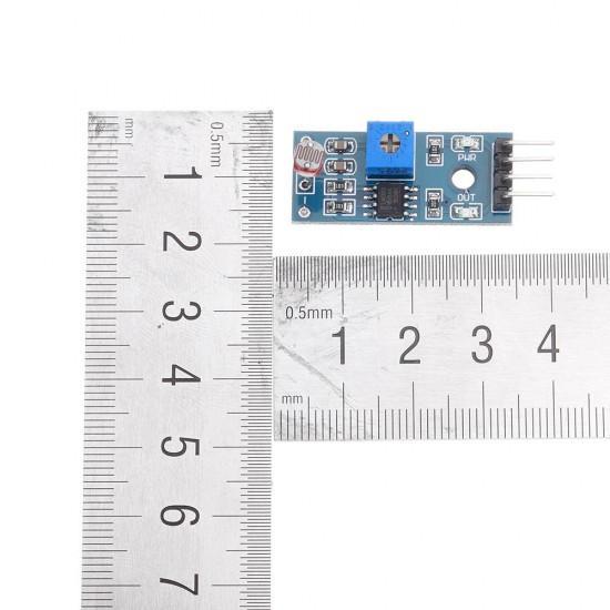 3pcs 4pin Optical Sensitive Resistance Light Detection Photosensitive Sensor Module