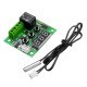 3pcs XH-W1209 DC 12V Thermostat Temperature Control Switch Thermometer Controller With Digital LED Display With Case