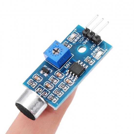 50pcs Microphone Sound Sensor Module Voice Sensor High Sensitivity Sound Detection Module Whistle Module