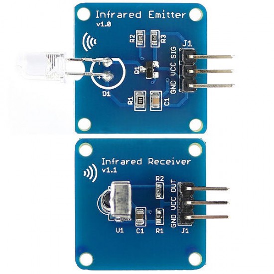 5Pair Mini 38KHz IR Infrared Transmitter Module + IR Infrared Receiver Sensor Module