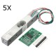 5Pcs 10kg Aluminum Alloy Small Scale Weighing Pressure Sensor With HX711 AD Module