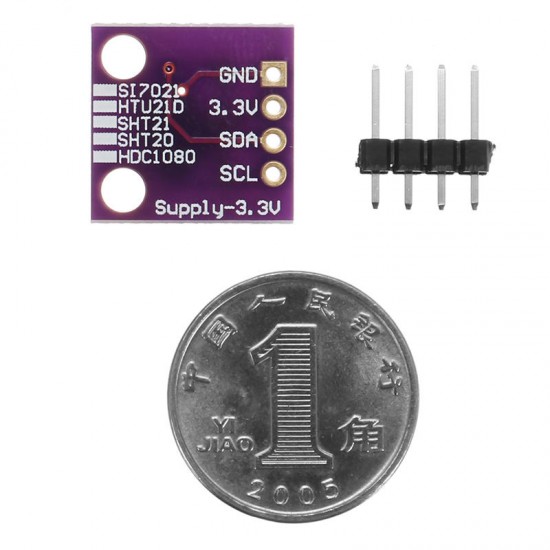 5Pcs GY-213V-HDC1080 High Accuracy Digital Humidity Sensor With Temperature Sensor