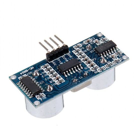 5Pcs HC-SR04 Ultrasonic Module with RGB Light Distance Sensor Obstacle Avoidance Sensor Smart Car Robot for Arduino - products that work with official Arduino boards
