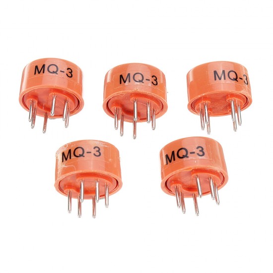 5Pcs MQ-3 Alcohol Sensor Module Alcohol Ethanol Gas Sensitive Detection AlTester