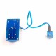 5pcs 5V Normally Closed Vibration Sensor Module Plus Relay Module 2-in-1 Module AlTriggered Vibration Module