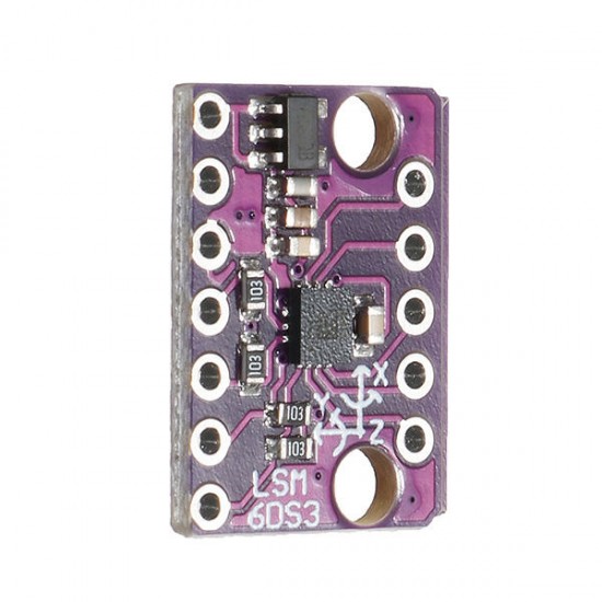 5pcs GY-LSM6DS3 1.71-5V 3 Axis Accelerometer 3 Axis Gyroscope Sensor 6 Axis Inertial Breakout Board Tilt Angle Module Embedded Temperature Sensor SPI/I2C Serial Interface Low Power Consumption