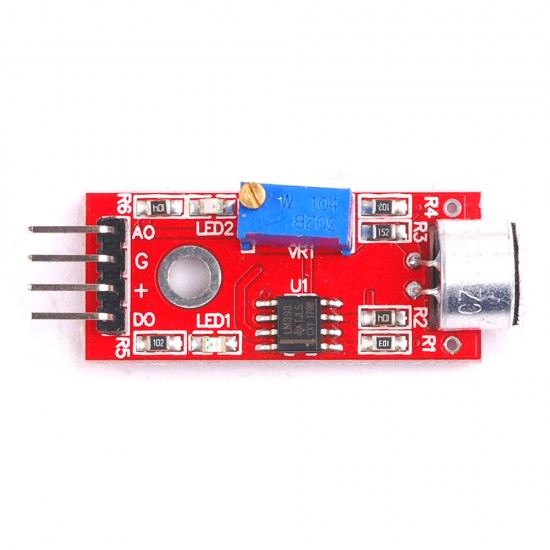 5pcs KY-037 4pin Voice Sound Detection Sensor Module Microphone Transmitter Smart Robot Car for Arduino - products that work with official Arduino boards